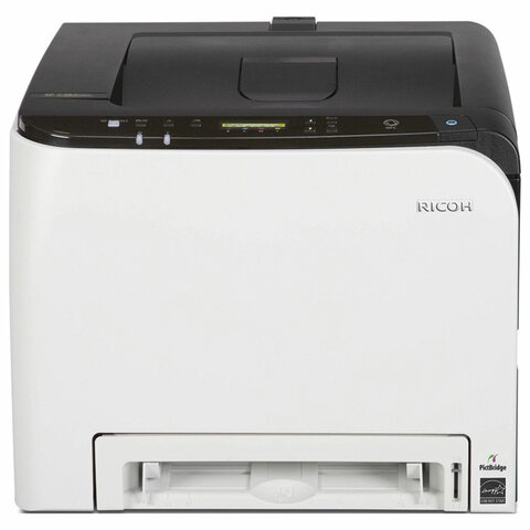 Принтер лазерный цветной Ricoh SP C261DNw, А4, WiFi, NFC, сетевая карта (408236)