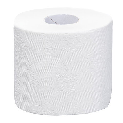 Бумага туалетная для диспенсера 3-слойная Papia Professional, белая, 17м, 8 рул/уп, 3 уп. (5060404)