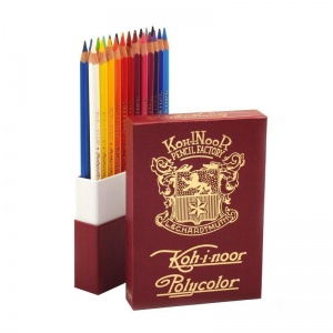 Карандаши цветные 24 цвета Koh-I-Noor Polycolor Retro (L=175мм, d=3мм, 6гр) (3824024020TK)