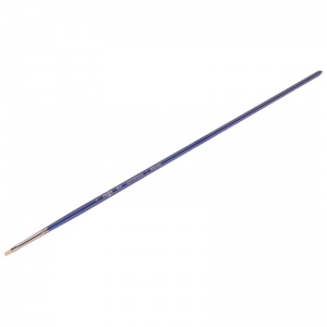 Кисть художественная Гамма "Манеж", синтетика упругая, плоская, длинная ручка, №1 (501001), 6шт.