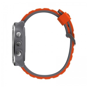 Смарт-часы Geozon Hybrid Silver, серебристые/оранжевые (G-SM03SVR)