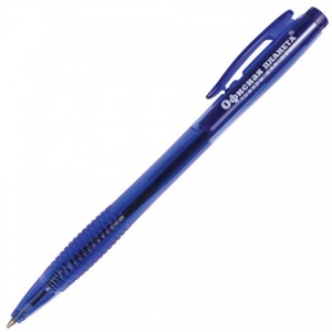 Ручка шариковая автоматическая Офисная планета (0.35мм, синий цвет чернил) 1шт. (RBP031)