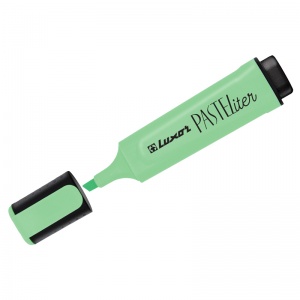 Маркер-текстовыделитель Luxor Pasteliter (1-5мм, пастельный зеленый) (4022P), 12шт.