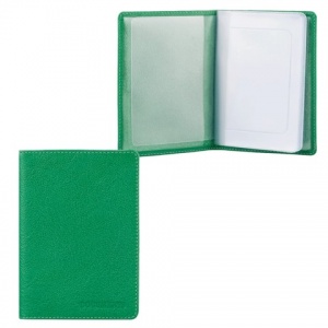 Бумажник водителя Fabula "Every day", натур.кожа, тиснение, 6 пластиковых карманов, зеленый (BV.53.FP)