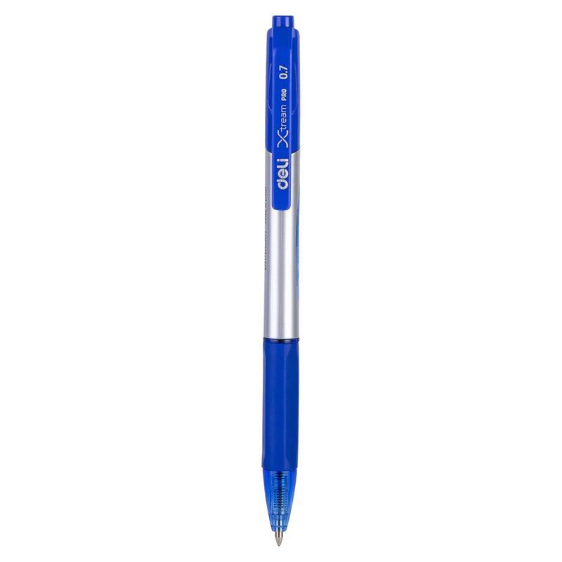 Ручка шариковая автоматическая Deli Arrow (0.7мм, синий цвет чернил) 1шт.