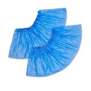 Бахилы одноразовые полиэтиленовые EleGreen (1.8г, текстурированные, синие, 50 пар в упаковке)
