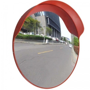 Зеркало дорожное сферическое с козырьком 1000мм