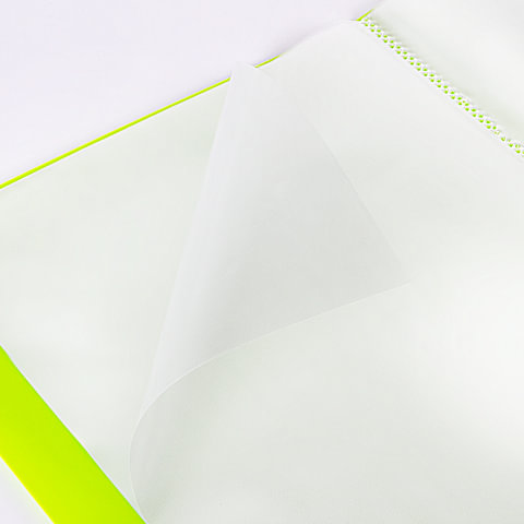 Папка файловая 40 вкладышей Brauberg Neon (А4, пластик, 25мм, 700мкм) неоновая зеленая (227452)