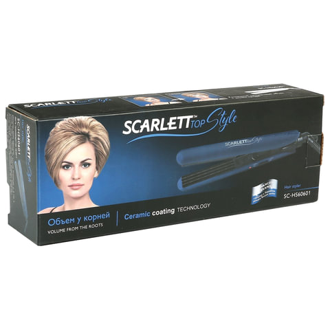Щипцы-гофре для волос Scarlett SC-HS60601, синий (SC - HS60601)