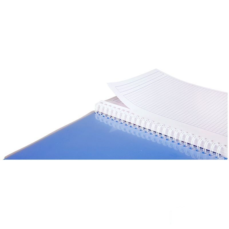 Бизнес-тетрадь А5 Clairefontaine &quot;Proactiv'Book&quot;, 90 листов, клетка, пластиковая обложка, синяя (328775C_blue)