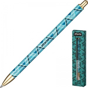 Ручка шариковая автоматическая Attache Selection Delta (0.5мм, синий цвет чернил) 1шт.