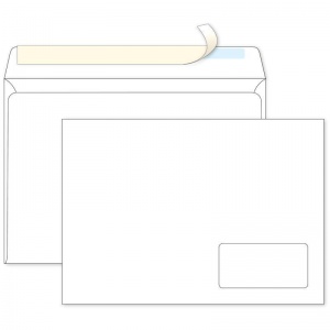 Конверт почтовый C4 Packpost Ecopost (229x324, 90г, стрип) белый, 250шт.