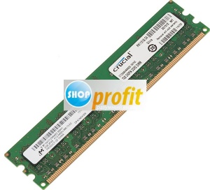 Модуль памяти DIMM 2Gb Crucial CT25664AA800MHz, DDR2, 800MHz, Retail (CT25664AA800)