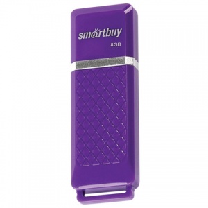 Флэш-диск USB 8Gb SmartBuy Quartz, фиолетовый (SB8GbQZ-V), 180шт.