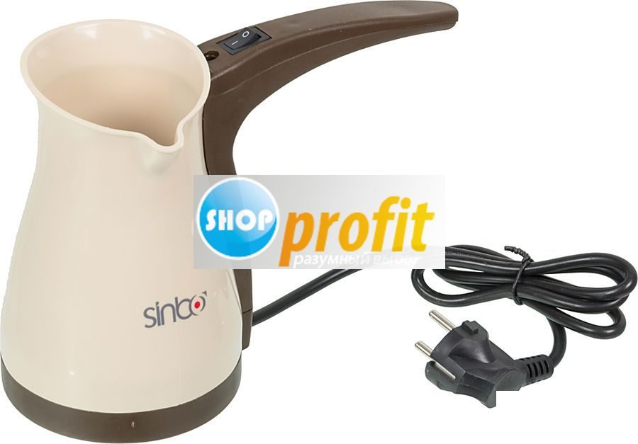 Электрическая турка (кофеварка) Sinbo SCM 2928, белый и коричневый (SCM 2928)