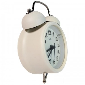 Часы-будильник Stella ST863BG, аналоговые, белый