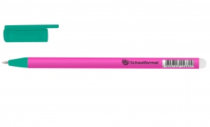 Ручка гелевая стираемая SchoolФОРМАТ Choose Neon (0.7мм, синяя) 1шт.
