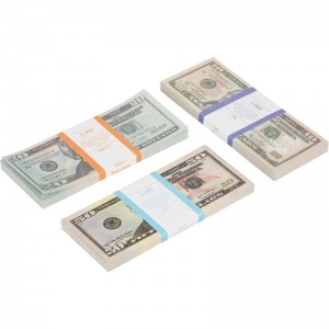 Сувенир Шуточные деньги Филькина грамота "Доллары" (10, 20, 50 долларов)