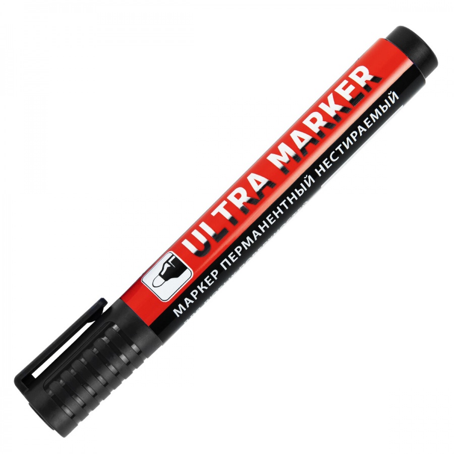 Набор перманентных маркеров Brauberg Ultra Marker (3.5мм, круглый наконечник, 4 цвета) 4шт., 4 уп. (152208)