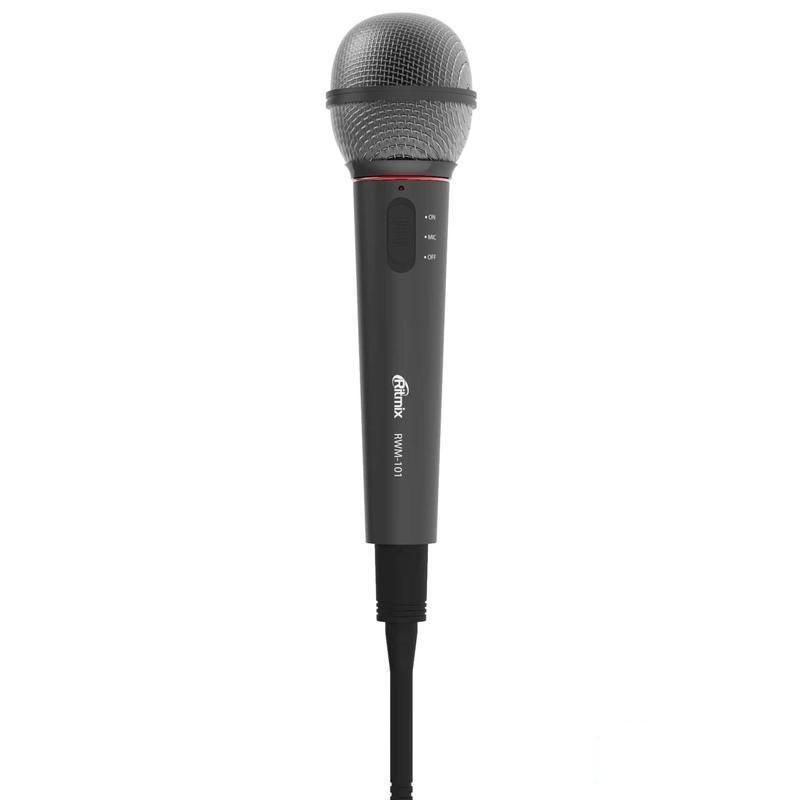 Микрофон Ritmix RWM-101, черный