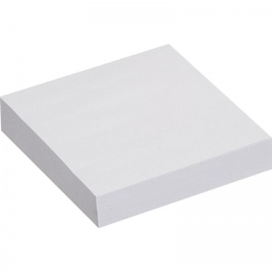 Стикеры (самоклеящийся блок) Attache Economy, 51x51мм, белые, 100 листов, 12 уп.