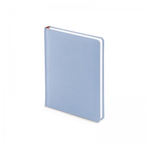Ежедневник недатированный А6 Attache Velvet (136 листов) кожзам, голубой