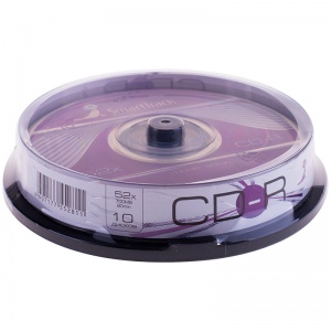 Оптический диск CD-R Smart Track 700Mb, 52x, cake box, 10шт. (ST000148)