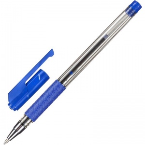 Ручка шариковая Deli Arrow (0.5мм, синий цвет чернил)