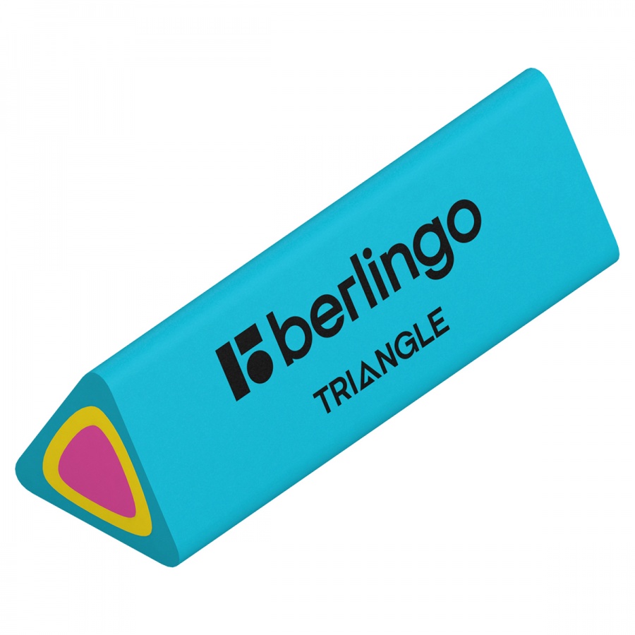 Ластик Berlingo Triangle, треугольный, термопластичная резина, 44x15x15мм, 36шт. (BLc_00110)