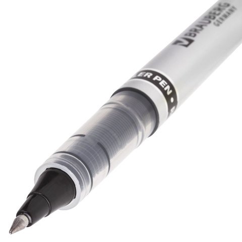 Ручка-роллер Brauberg Control (0.5мм, черный цвет чернил) 12шт. (141553)