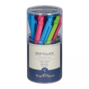 Ручка шариковая автоматическая Bruno Visconti SoftClick "Special" (0.5мм, синий цвет чернил) 24шт. (20-0103)