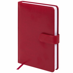 Ежедневник недатированный А5 Galant "Ritter" (160 листов) обложка кожзам, красный (114465)