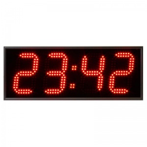 Часы настенные цифровые Импульс Электронное табло 415-T-ER2, 52x20x6.5см