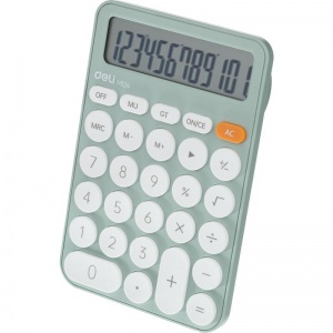 Калькулятор настольный Deli EM124 12 разрядный зеленый