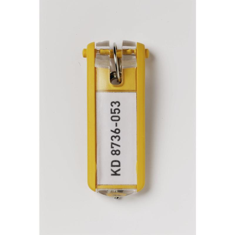 Брелок для ключей пластиковый Durable Key Clip, набор цветов, 6шт. (1957-00)