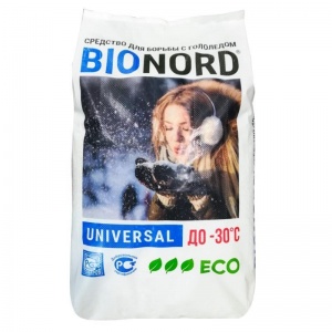 Реагент противогололедный Bionord Universal соль, до -30°С, мешок 23кг