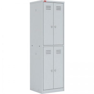 Шкаф для одежды металлический Cobalt ШРМ-24, 600х500х1860мм
