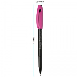 Ручка капиллярная Schneider "Topliner 967 (0.4мм) розовая (196709)