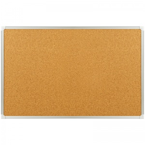 Доска пробковая OfficeSpace (90x60см, алюминиевая рамка, коричневая) (343750)