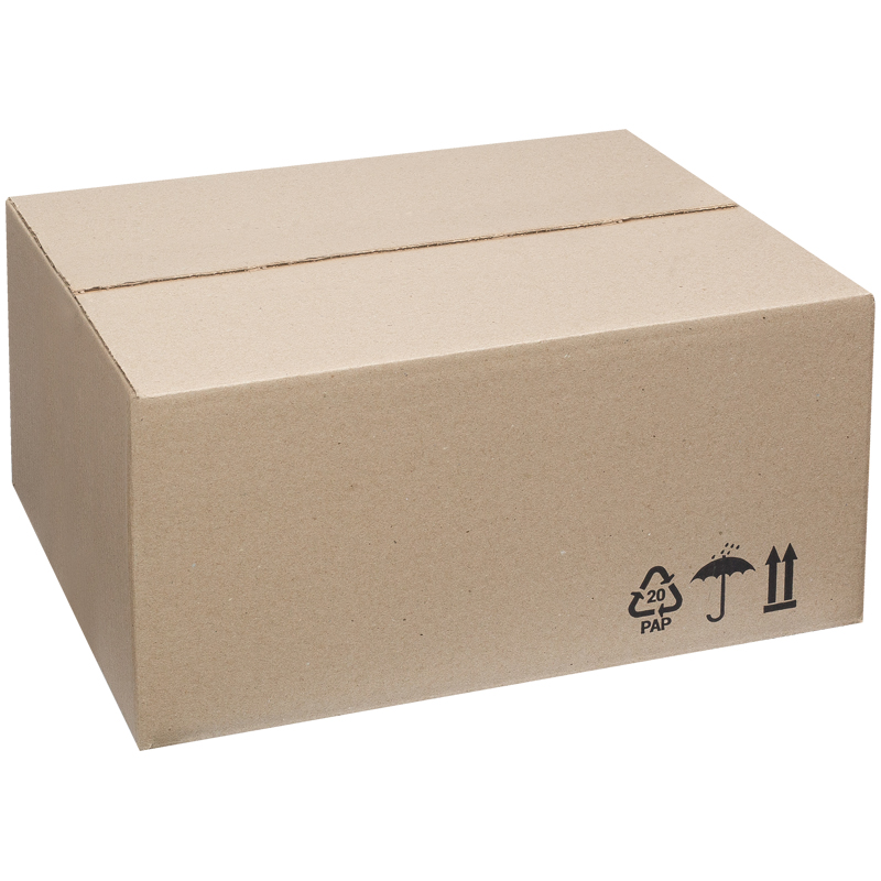 Короб картонный 450x330x210мм, картон бурый Т-22 профиль B, 20шт. (275382)
