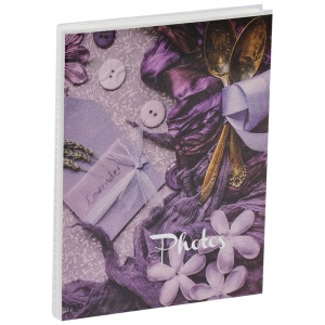 Фотоальбом ArtSpace Lavender, на 36 фотографий 10х15см, мягкая обложка, ПП карман (PA_22327)