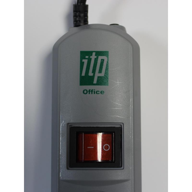 Сетевой фильтр ITP Office, 6 розеток, 3м, серый