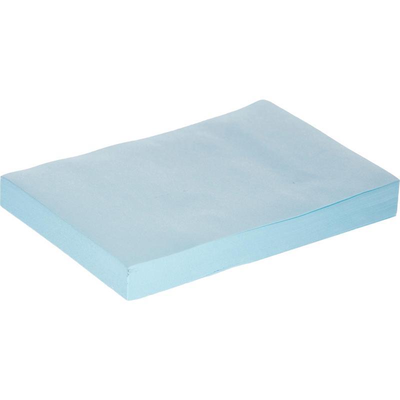 Стикеры (самоклеящийся блок) Attache Simple, 76х51мм, пастельные голубые, 100 листов