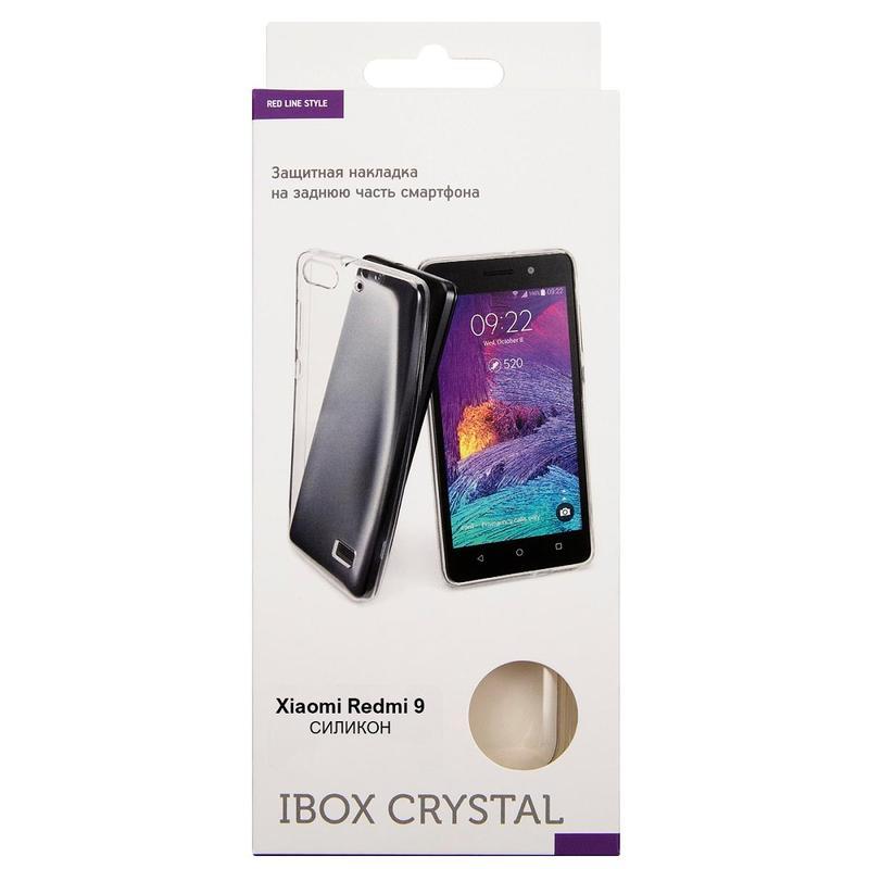 Чехол-накладка (клип-кейс) Red Line iBox Crystal для Xiaomi Redmi 9, прозрачный (УТ000020547)