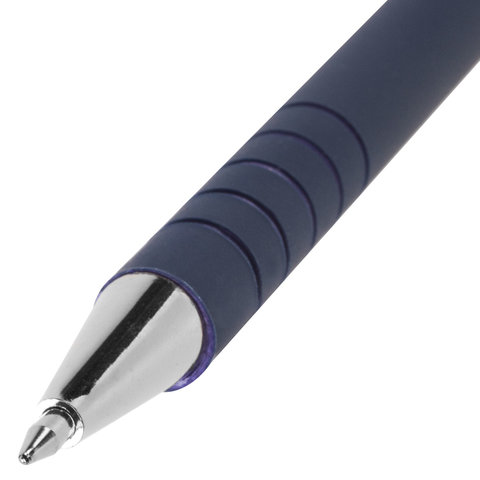 Ручка шариковая Staff (0.35мм, синий цвет чернил, корпус прорезиненный) 50шт. (142397)