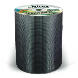 Оптический диск DVD-R Mirex Printable inkjet 4.7Gb, 16x, bulk, 100шт.