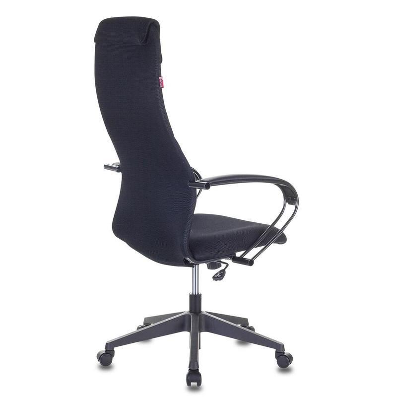 Кресло руководителя Easy Chair 665, ткань черная, пластик черный