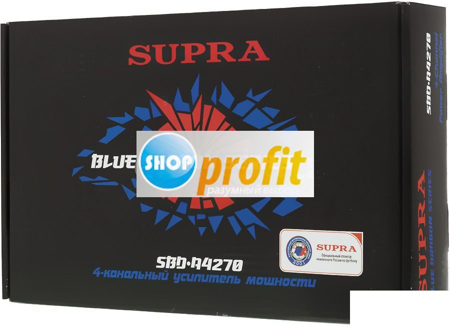 Усилитель автомобильный Supra SBD-A4270 Blue Dragon, черный (SBD-A4270)