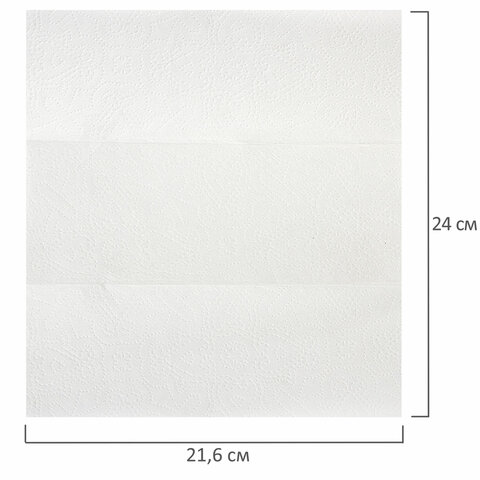 Полотенца бумажные для держателя 2-слойные Лайма H2 Premium, листовые Z-сложения, 21 пачка по 200 листов