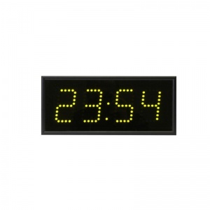 Часы настенные электронные Импульс 408-G, цвет свечения зеленый, 320x140x65мм